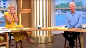 Holly Willoughby Mortified As Gino D'Acampo Pulls His Trousers Down And Flashes Bum