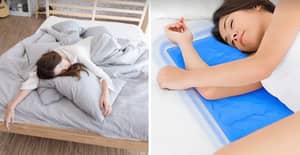  Home Bargains Is Now Selling A Cooling Mat For Your Pillow And It's A Total Bargain