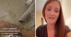 Woman Claims She Found Outline Of Body After Carpet DIY