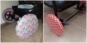 Mum Shares Shower Cap Solution To Stop Pram Dirtying Her Carpets
