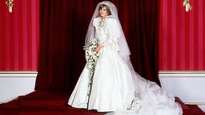 'The Crown' Star Emma Corrin Shares First Look At Princess Diana's Wedding Dress