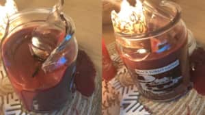 Woman Stunned After Aldi Branded Candle Explodes Into Chunks Of Glass