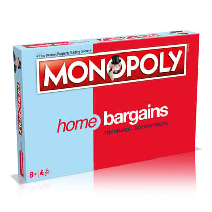 New Monopoly Home Bargains Edition Board Game Hasbro Games 