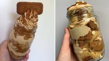 Everyone's Making Mouthwatering Biscoff Cake Jars - And They Look Delicious