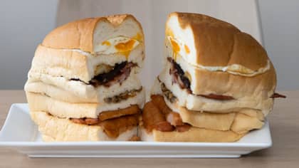 Cafe Is Selling Britain's Biggest Breakfast Sandwich Weighing Over 5lbs