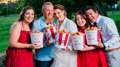 Couple Throw A KFC-Themed Wedding And It's Finger-Lickin' Good