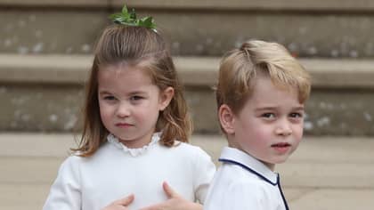 ​Prince George And Princess Charlotte Stole The Show At Princess Eugenie’s Wedding