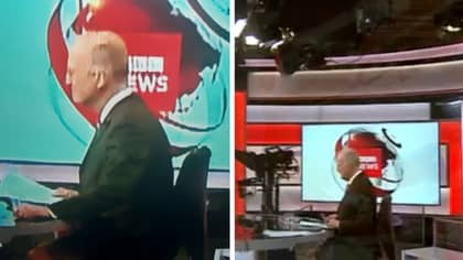 BBC Newsreader Caught Wearing Tiny Shorts Under Desk