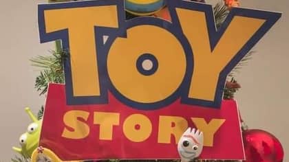 Pixar Fans Are Going Wild Over Family's Incredible Toy Story Christmas Tree