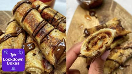 Tyla Bakes: People Are Making Biscoff French Toast Roll Ups And They're So Easy