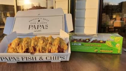 Fish And Chip Shop Serves Deep Fried Colin The Caterpillar Cake