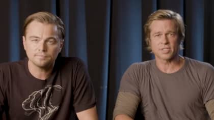 Leonardo DiCaprio And Brad Pitt Share The Screen For The First Time