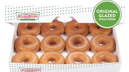 Krispy Kreme Launches First Ever Original Glazed Vegan Doughnut