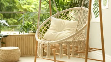 Aldi's Sell-Out Hanging Rope Chair Is Back In Stock