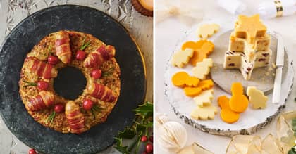 Sainsbury's Christmas Food Range Includes A Wreath Made Of Stuffing And Pigs In Blankets