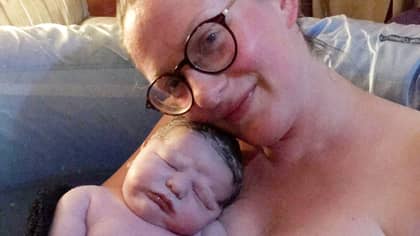 Mum Gives Birth To One Of Britain's Biggest Babies At Home In Lockdown