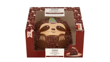 Tesco Is Now Selling A Sloth Celebration Cake 