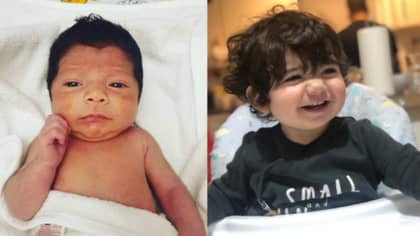 Baby Boy Born At 36 Weeks Stuns With Full Head Of Hair