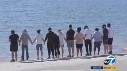 'Glee' Cast Hold Hands On Lake Where Naya Rivera's Body Was Found