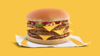 You Can Get A Triple Cheeseburger For 99p Today