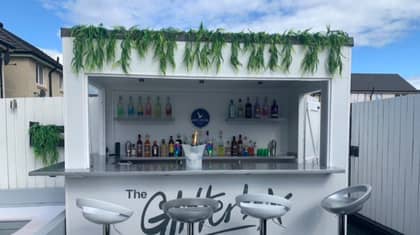 Couple Build Incredible Ibiza-Style Bar In Their Back Garden 