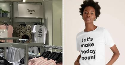 M&S Shoppers Lose It As T-Shirt Appears To Say Something Very NSFW