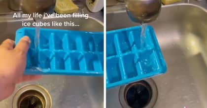People Are Just Finding Out How To Fill Ice Cube Trays Properly