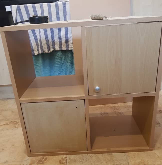 Loren used an old unit to create the kitchen (Credit: LatestDeals.co.uk)