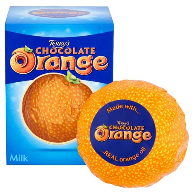 Terry's Chocolate Oranges have been reduced to 50p. (Credit: Iceland)