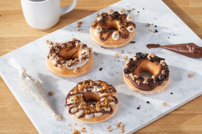 You can make your own versions of the classic cookies and kreme doughnut (Credit: Krispy Kreme)