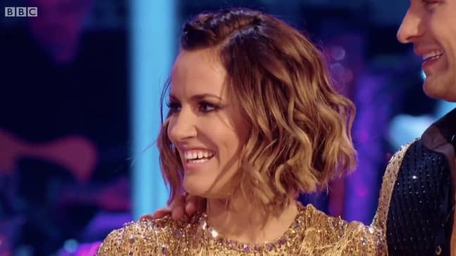 Stars played an emotional tribute to the late Caroline Flack (Credit: BBC)
