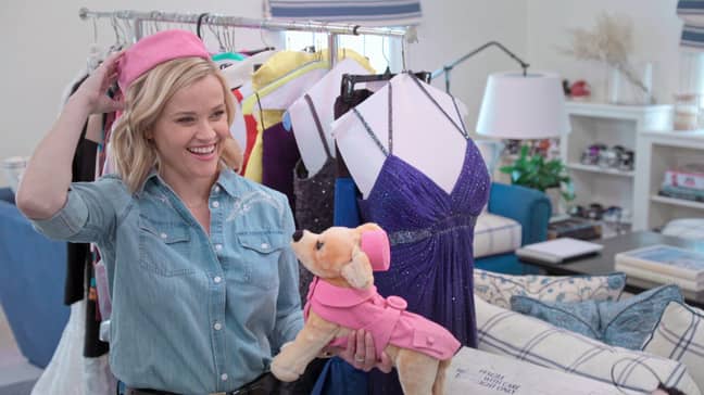 The cleaning-themed series gave viewers a glimpse inside Reese's wardrobe - including her outfits from 'Legally Blonde' (Credit: Netflix)
