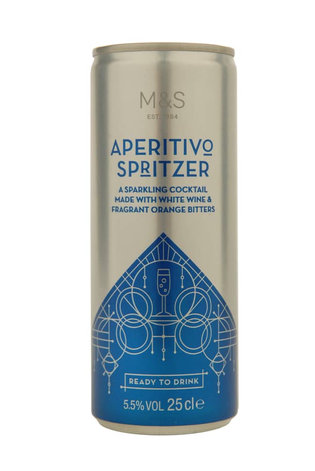 Fans of an Aperol Spritz won't be disappointed with their Aperitivo Spritzer. Credit Marks And Spencer