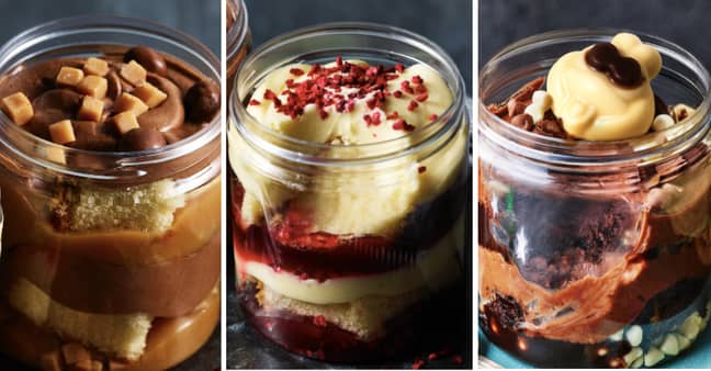 Feast your eyes on these delicious cake jars (Credit: M&amp;S)