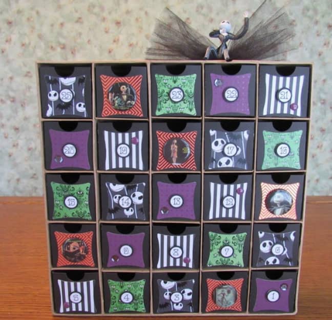Some pricier Halloween advent calendars are ornately designed (Credit: Cubbybearcrafts/ Etsy)