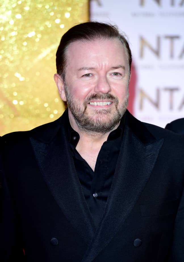 Ricky Gervais hit out at complaining celebs (Credit: PA) 