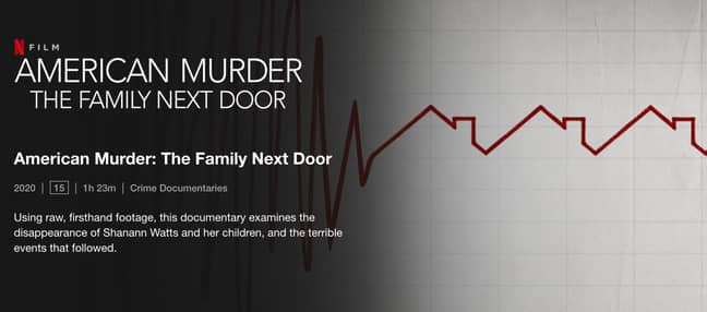 American Murder: The Family Next Door (Credit: Netflix)