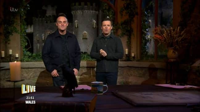 Ant and Dec hosted from the I'm a Celeb castle last year (Credit: ITV)