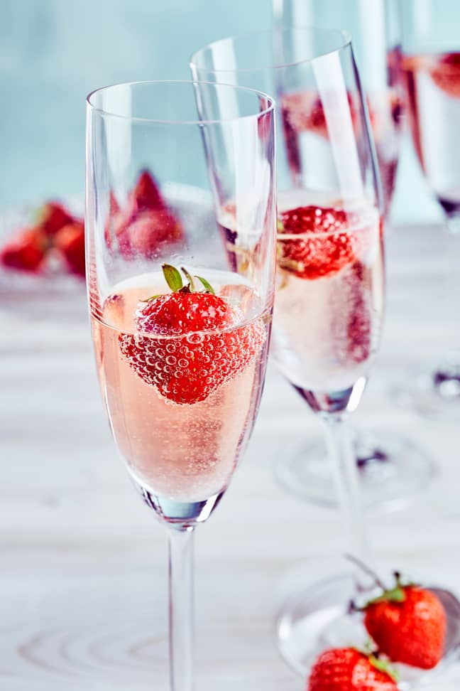 Strawberry and prosecco is the ultimate combo' (Credit: Shutterstock)