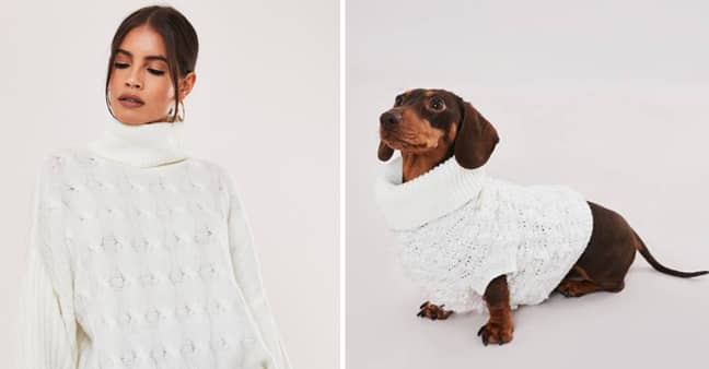 You can now match your pooch in the wardrobe department. (Credit: Missguided)