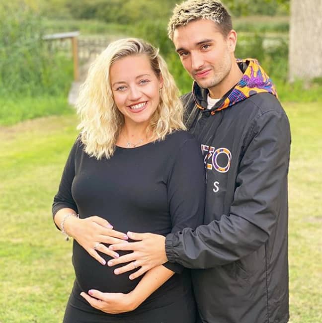 Kelsey is currently pregnant (Credit: Instagram/ Tom Parker) 