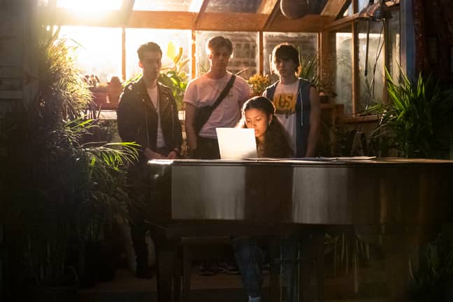 The four create a band, Julie and the Phantoms (Credit: Netflix)