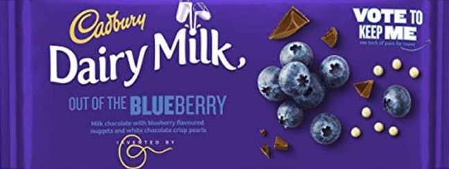 There's also a blueberry flavour (Credit: Cadbury) 