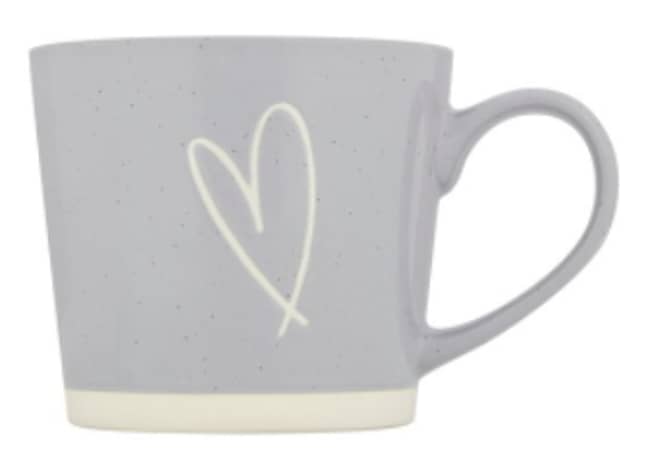 The mugs come in white and grey (Credit: Mrs Hinch x Tesco)