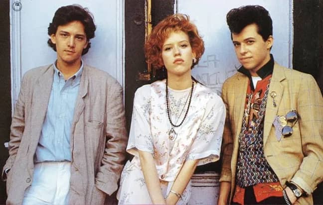 'Pretty In Pink' follows teen record store clerk and outcast Andie (Molly Ringwald) as she navigates high school (Credit: Paramount Pictures)