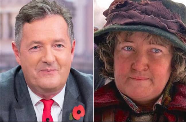 Earlier this month, Piers Morgan was forced to deny that he was The Pigeon Lady (Credit: ITV/20th Century Fox)