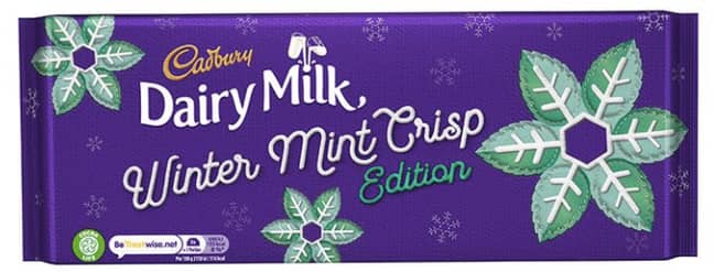 The mint chocolate bar is also landing (Credit: Cadbury) 