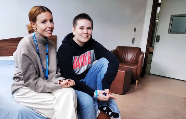 During the documentary, Stacey meets Rachelle who staff feel would be better suited to a specialised unit where she'll receive more therapy (Credit: BBC)