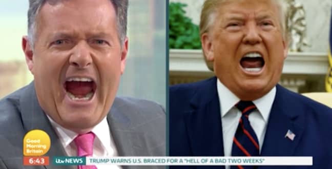 Piers laughed at the Trump comparison (Credit: ITV)