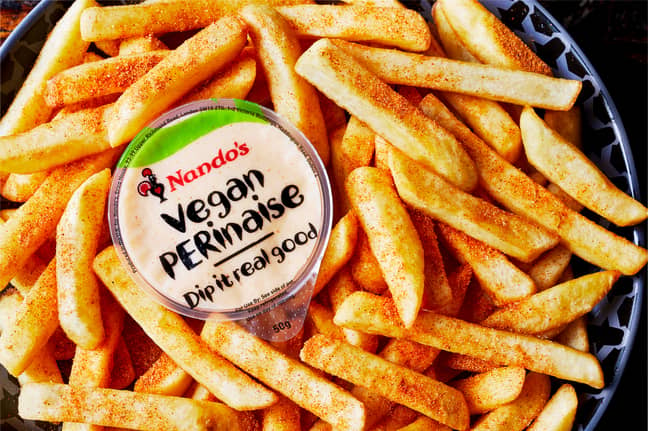 Vegan PERInaise is the first plant-based substitute to be developed by masters of PERi-PERi Nando's (Credit: Nando's)